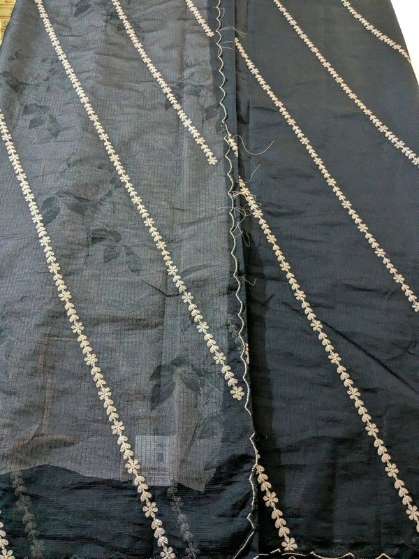 Designer Silk Kota - Black, VZ