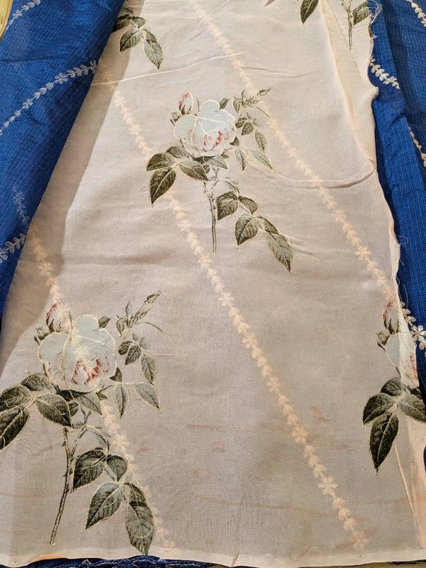 Designer Silk Kota - Dark Blue