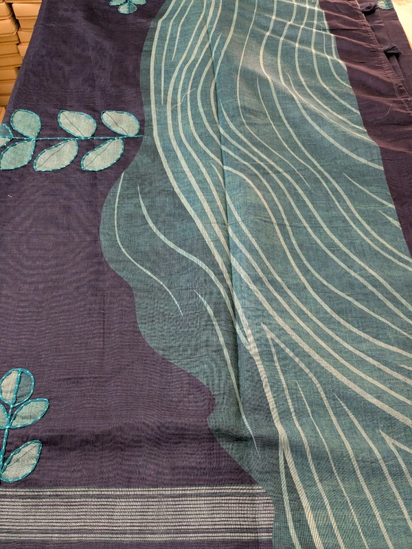 Soft Chiniya Designer  - Navy Blue 2, VZ