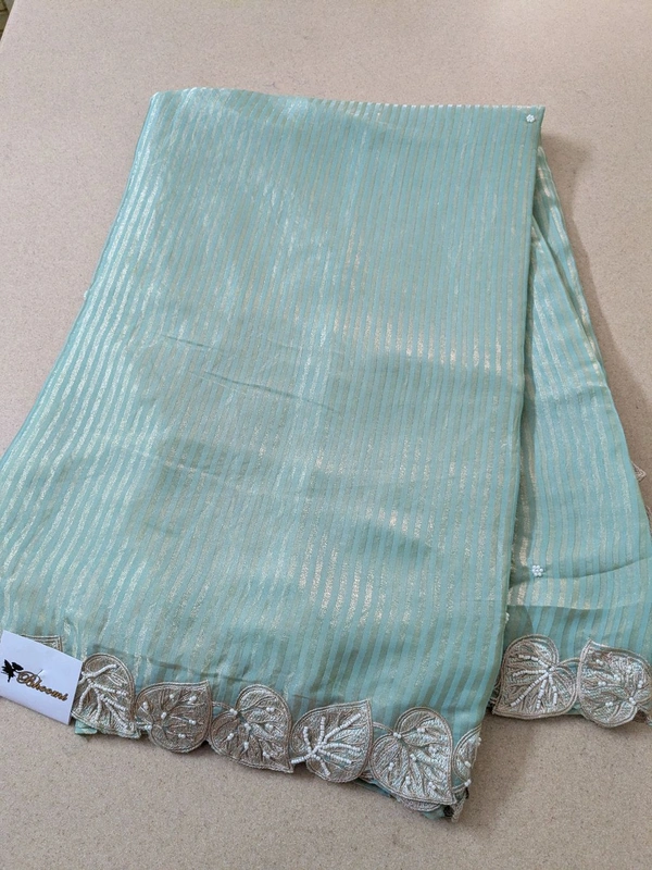 Pure Manipuri Silk Designer  - Jungle Mist, VZ
