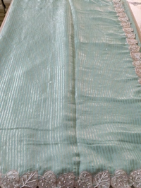 Pure Manipuri Silk Designer  - Jungle Mist, VZ