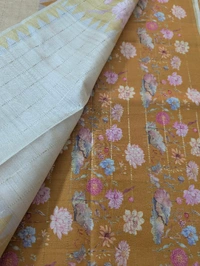 Jute Tusser Digital  - Gold, VZ