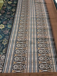 Soft  Tusser Patola  - Black, VZ