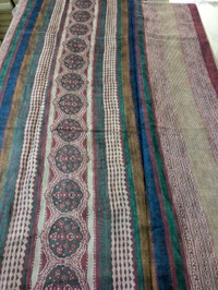 Soft Chanderi Digital  - blue, VZ