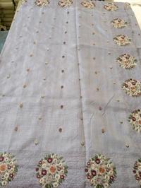 Jute Kota Embroidery  - Blue Chalk, VZ