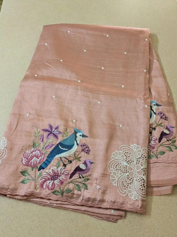 Designer Silk Embroidery  - Sundown, VZ