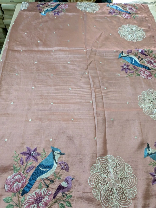 Designer Silk Embroidery  - Sundown, VZ