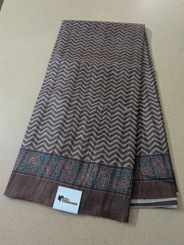 Soft Tusser Digital  - Brown, VZ