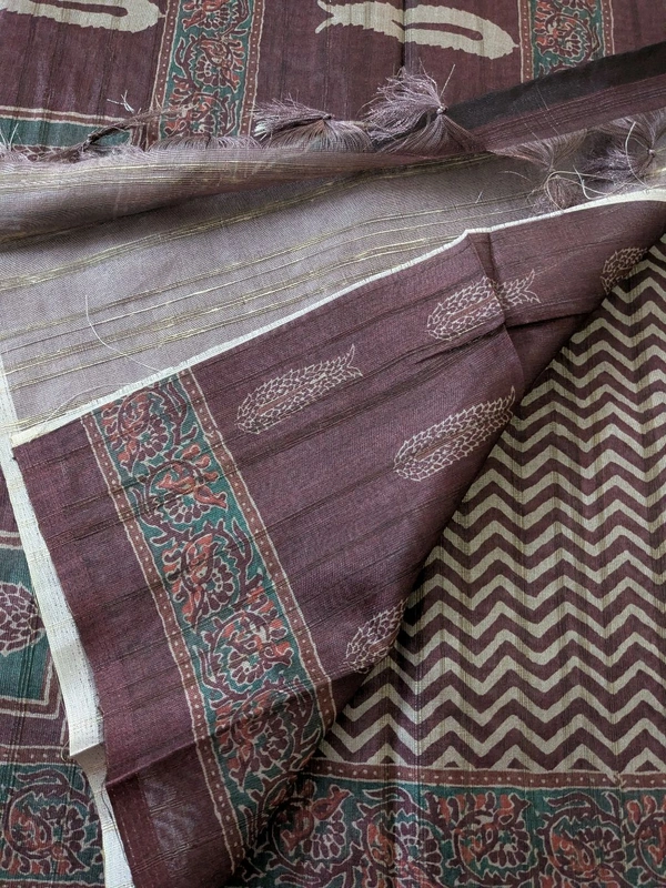 Soft Tusser Digital  - purple, VZ