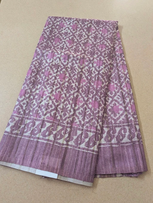 Soft Tusser Digital  - Violet Eggplant, VZ