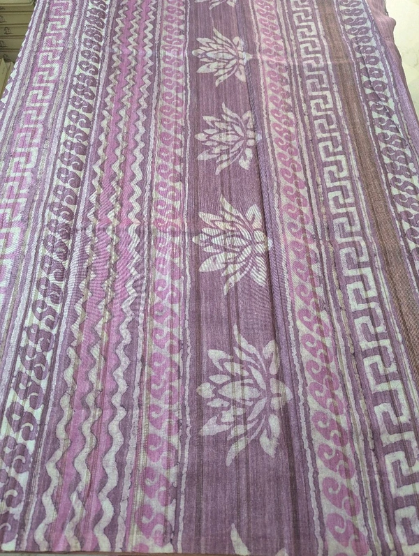 Soft Tusser Digital  - Violet Eggplant, VZ