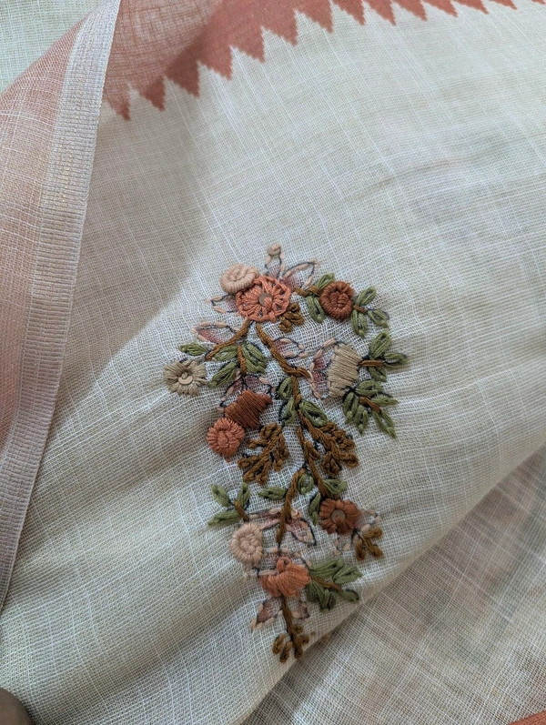 Designer Lenin Hand Work  - Brown, VZ