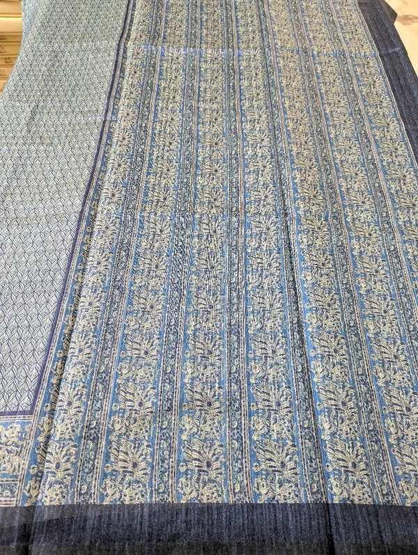 Soft Tusser Jute - Blue, VZ