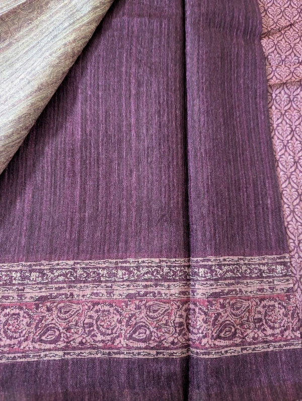 Soft Tusser Jute - Violet Eggplant, VZ