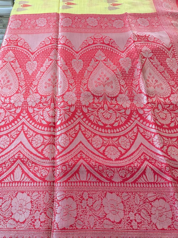 Soft Chanderi  - yellow, VZ