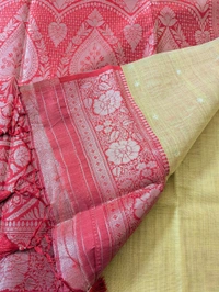 Soft Chanderi  - yellow, VZ