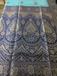 Soft Chanderi  - sky blue, VZ