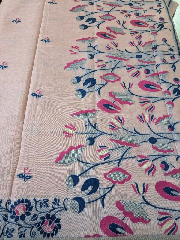 pure cotton jamadhani - Peach Orange, VZ