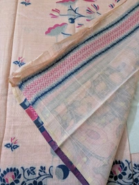 pure cotton jamadhani - Peach Orange, VZ