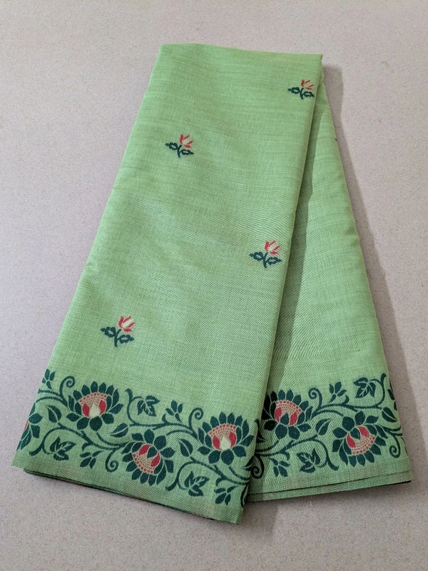 pure cotton jamadhani - Mint Green, VZ