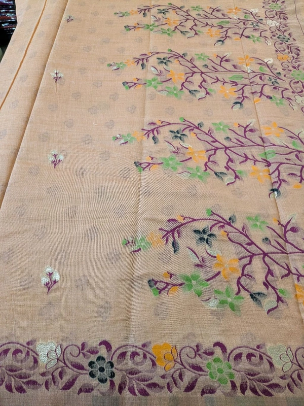 pure cotton jamadhani - Yellow Orange, VZ