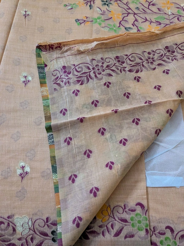 pure cotton jamadhani - Yellow Orange, VZ