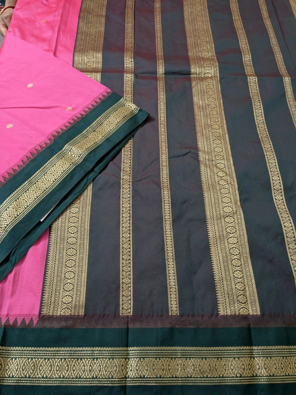 Soft Fancy Narayanpet Pattu  - pink, VZ