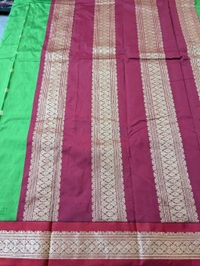 Soft Fancy Narayanpet Pattu  - green, VZ