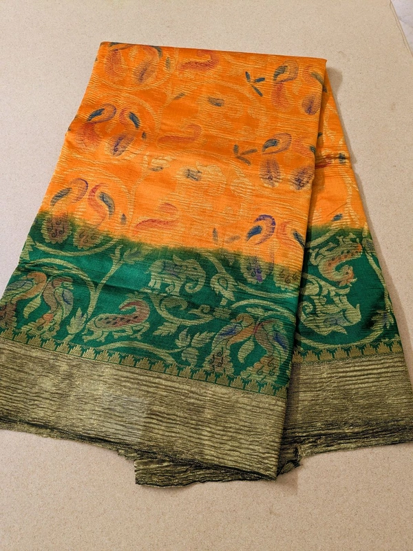 Pure Dupion Crush  - Web Orange, VZ