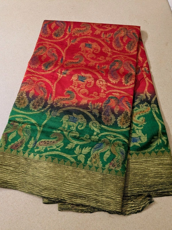 Pure Dupion Crush  - Red, VZ