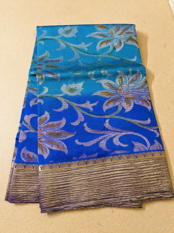 Pure Dupion Crush  - sky blue, VZ