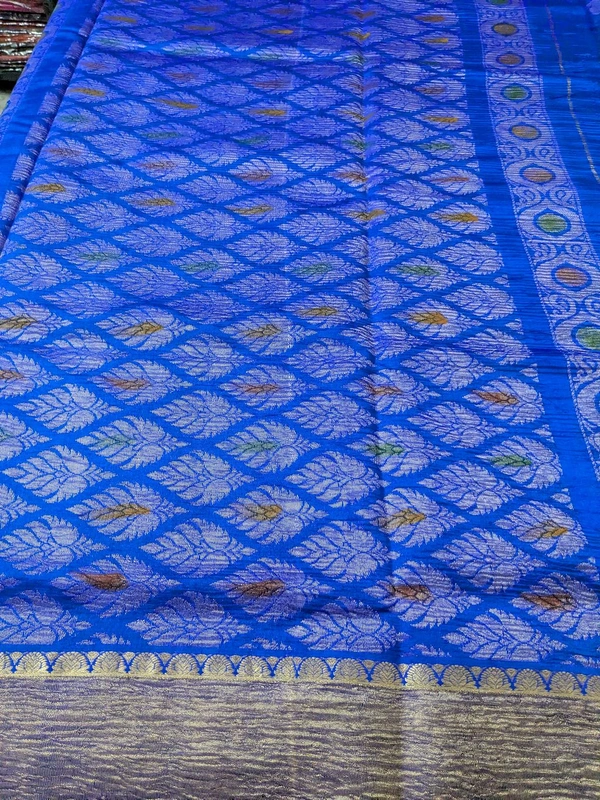 Pure Dupion Crush  - sky blue, VZ