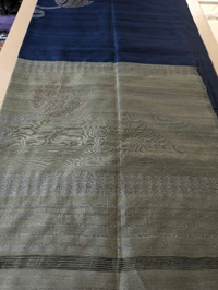 Designer Kosa Silk  - Navy Blue