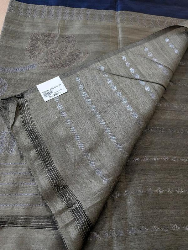 Designer Kosa Silk  - Navy Blue