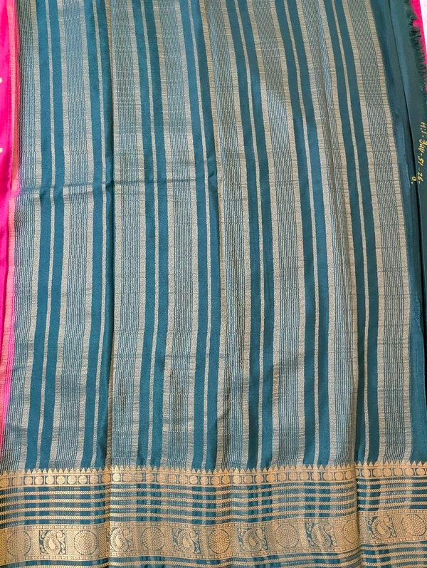 mysore crepe weaving  - pink
