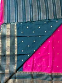 mysore crepe weaving  - pink