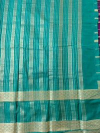 mysore crepe weaving  - Electric Violet