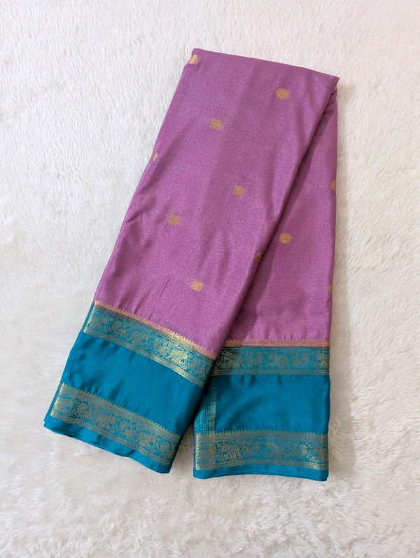 mysore crepe weaving  - Mauve