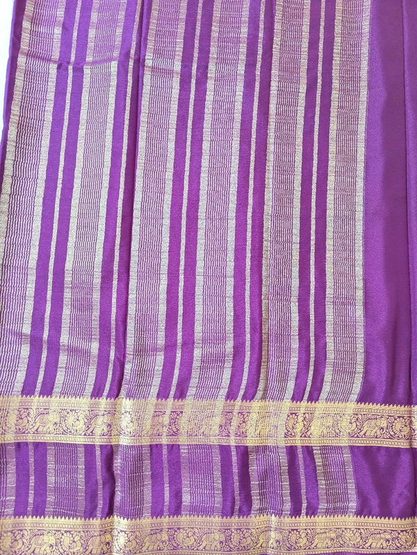 mysore crepe weaving  - green