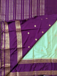 mysore crepe weaving  - green