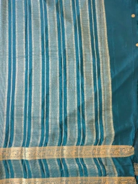 mysore crepe weaving  - pink and green