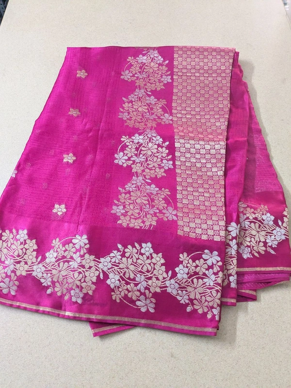 Pure Mushru Sillk Kota - pink