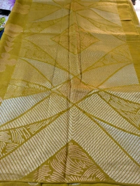 Pure Manipuri Kora Designer  - Vz, Olive