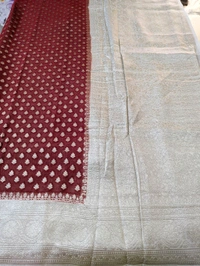 Pure Kora Georgette  - Guardsman Red