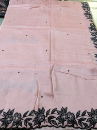 Designer Acho Silk Hand Work  - Sundown