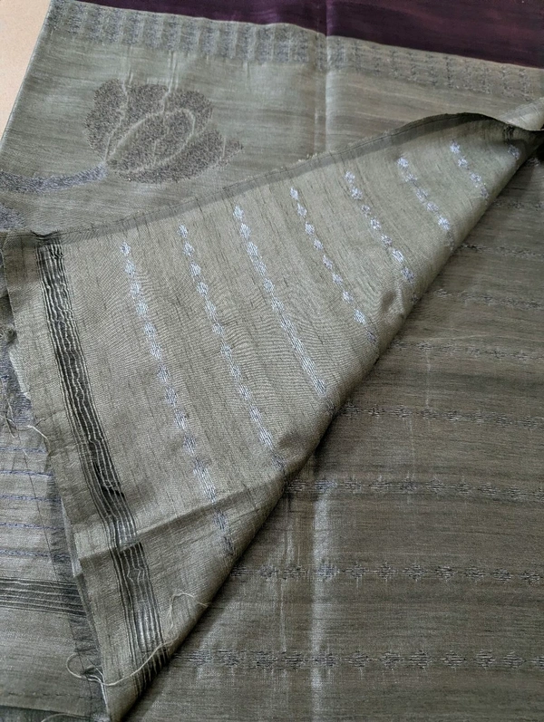 Designer Kosa Silk  - Purple