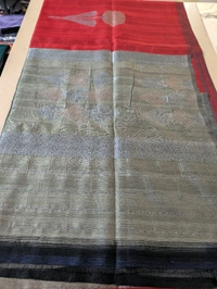 Designer Kosa Silk  - Red