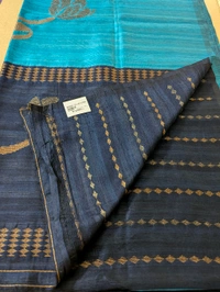 Designer Kosa Silk  - sky blue