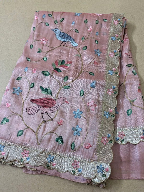 Designer Tissue Embroidery  - Sundown