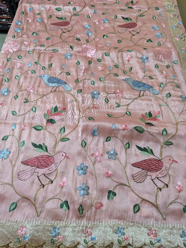 Designer Tissue Embroidery  - Sundown